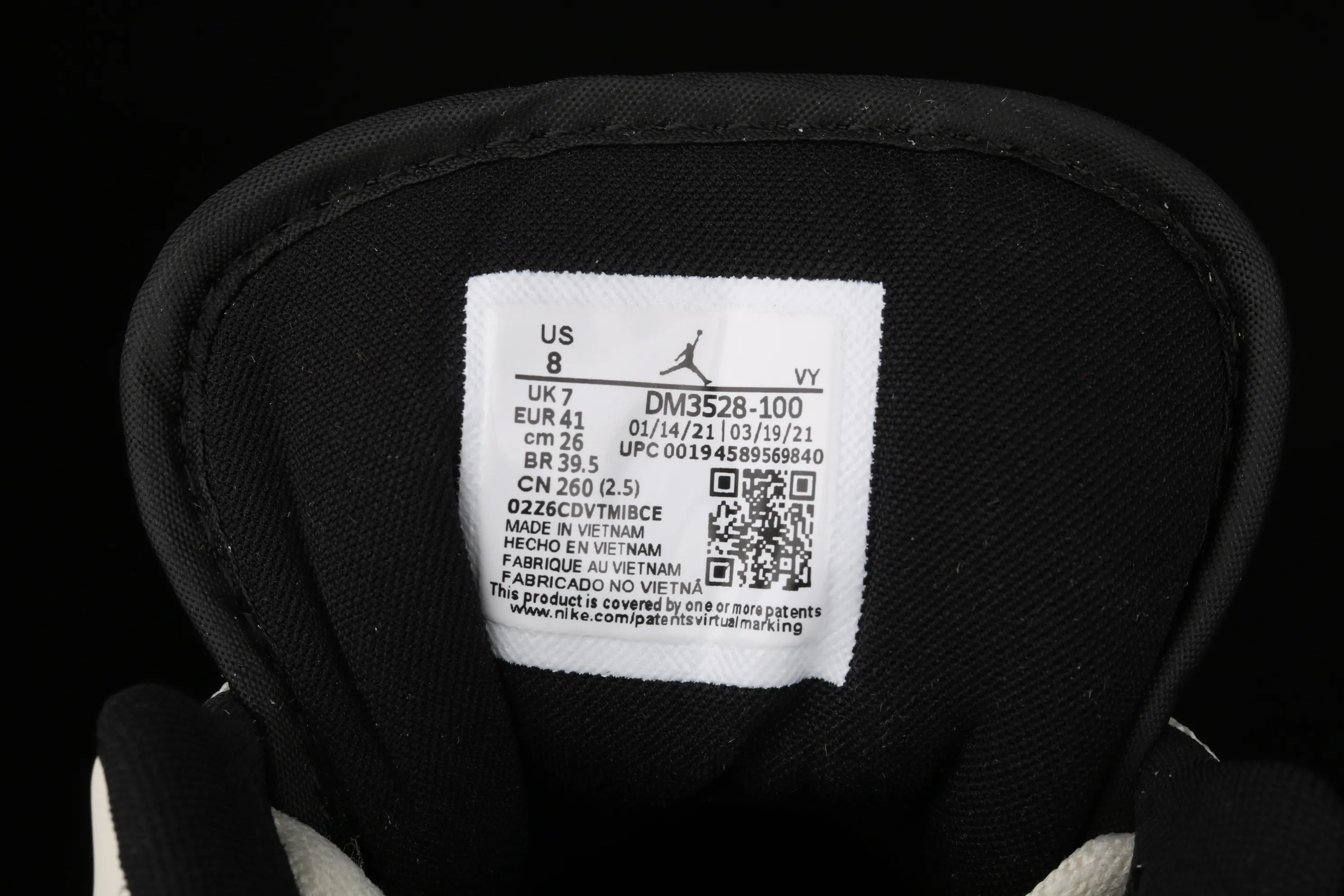 All categories Air Jordan Jordan series basketball shoes Air Jordan 1 Low Air Jordan 1 Low AJ1 Joe 1 low-top cultural and leisure sports sneakers DM3528-100
